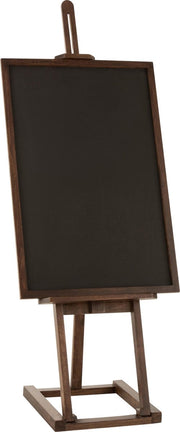 J-Line Krijtbord Schilderezel Mango Hout Donker Bruin