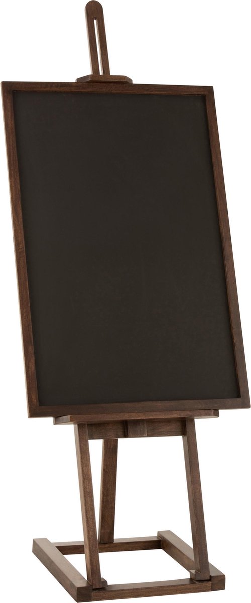 J-Line Krijtbord Schilderezel Mango Hout Donker Bruin