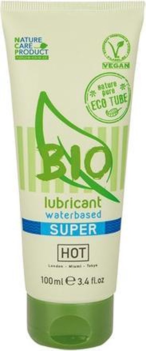 HOT BIO Superglide Waterbasis Glijmiddel - Glijmiddel Waterbasis - 100ml