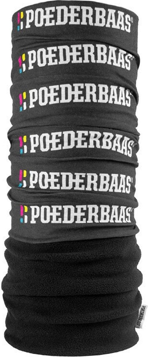 Poederbaas nekwarmer One Size - logo print