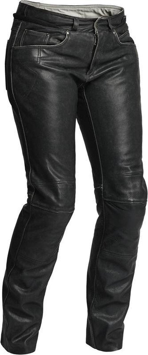 Halvarssons leren motorbroek Seth Lady zwart 34
