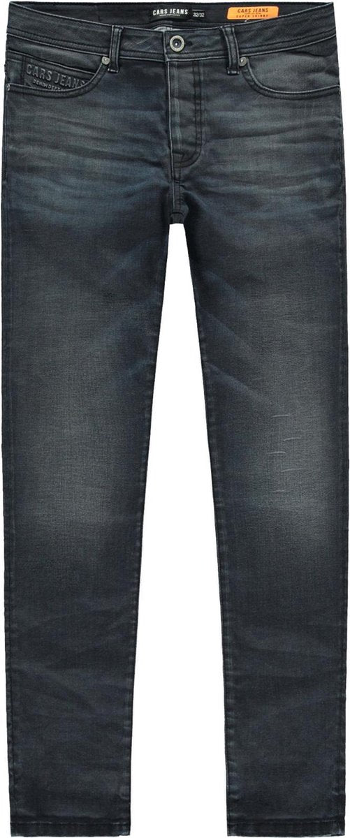 Cars Jeans Jeans Dust Super Skinny - Heren - Black Coated - (maat: 28)