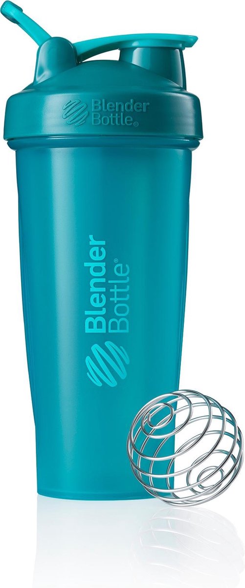 BlenderBottle Classic met oog - Eiwitshaker / Bidon - 820ml - Fullcolor Teal