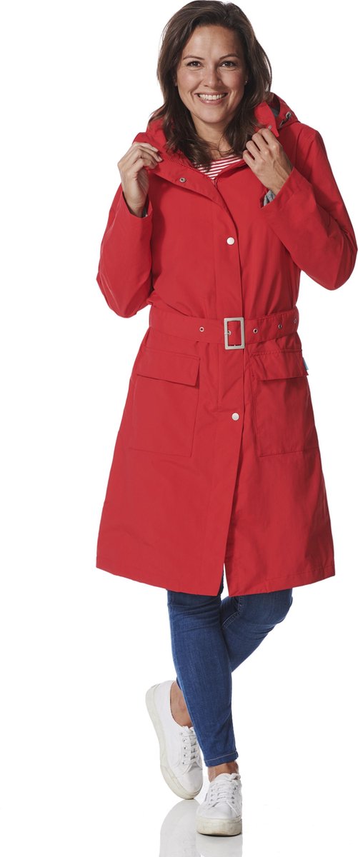 Long coat Rosa red-S