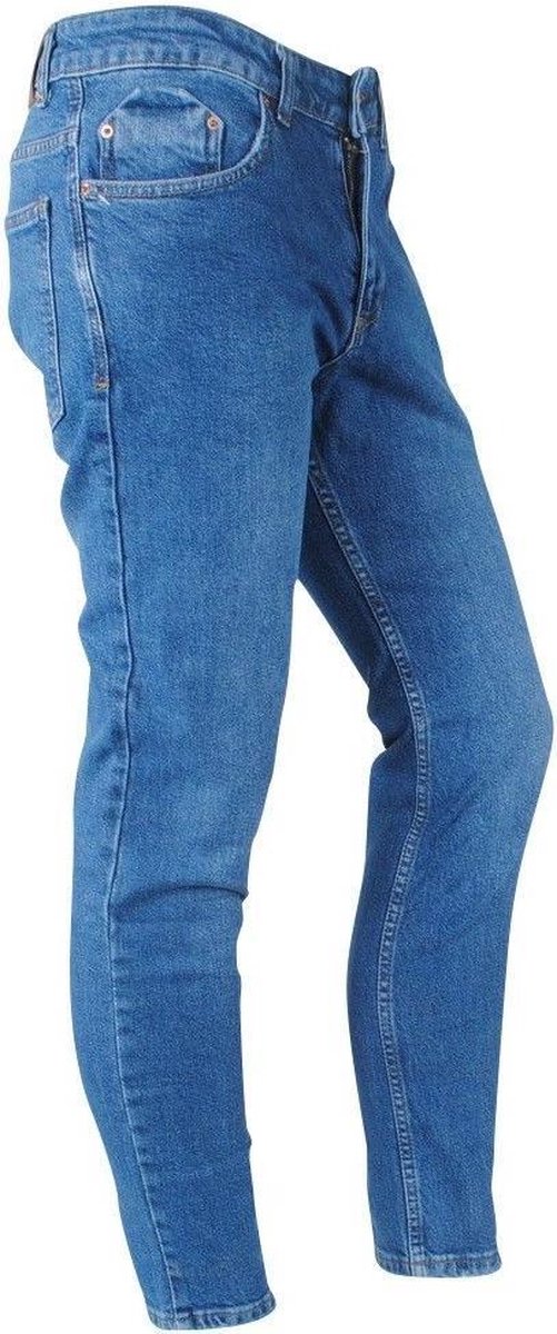 Catch - Heren Jeans - White Wash - Stretch - Lengte 32 - Denim