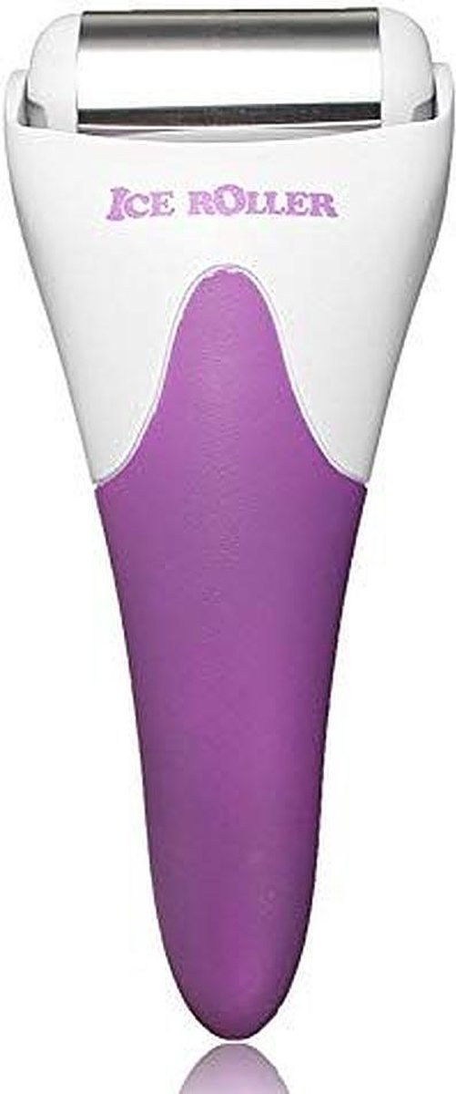 Selectgoodz Ice roller – IJs therapie – IJs roller – Tegen acne – Wallen – Roodheid – Verstrakt de huid – Gezichtsmassage - Paars
