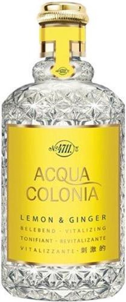 MULTIBUNDEL 3 stuks 4711 Acqua Colonia Lemon And Ginger Eau De Cologne Spray 170ml