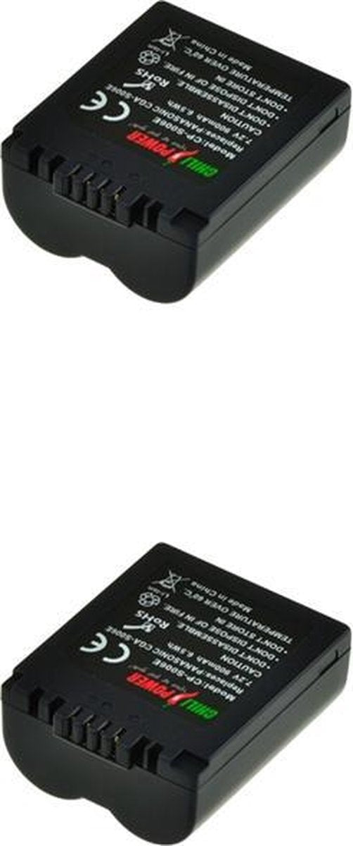 ChiliPower Panasonic CGA-S006E camera batterij - 2 stuks verpakking