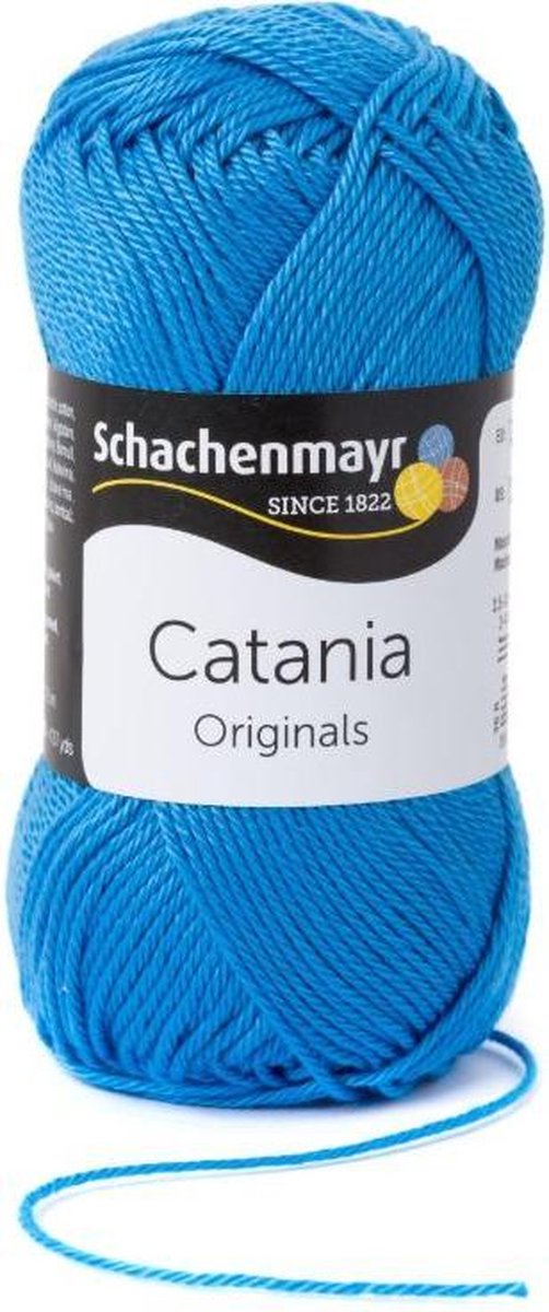 10 bollen Catania Orignals 50 g kleur 384 capri blauw