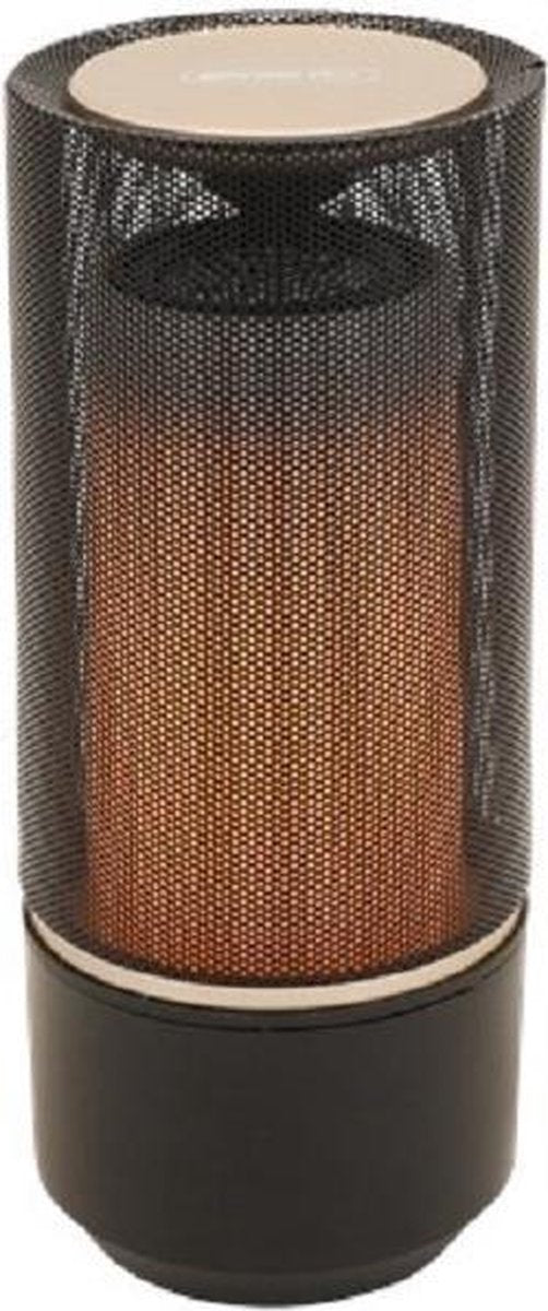QSS - Bluetooth flame speaker - zwart - led light - draadloos bereik tot 10 meter