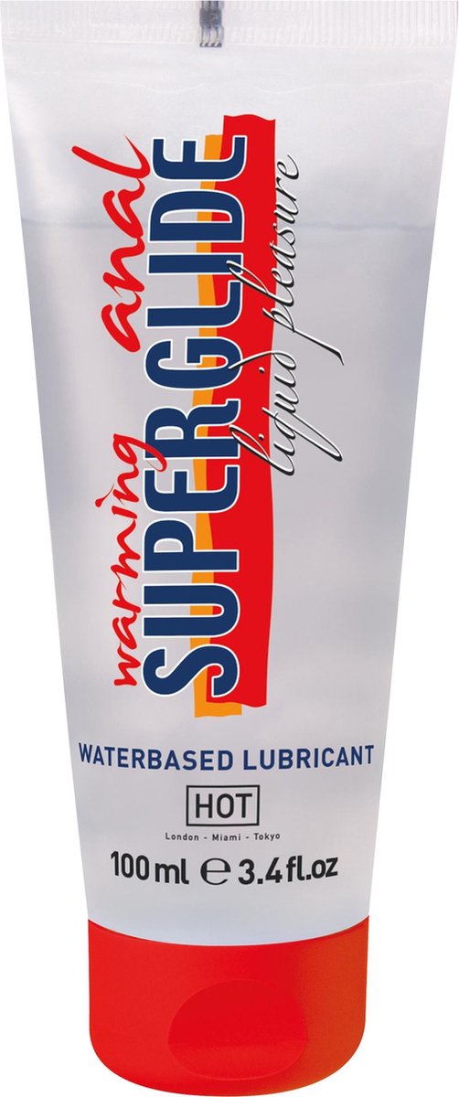 Anaal glijmiddel met verwarmend effect