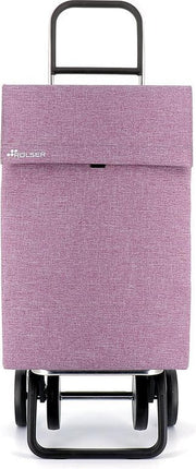 Rolser Boodschappentrolley 4 Wielen Jean Tweed - Dos+2 - Lila