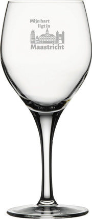 Gegraveerde rode wijnglas 42