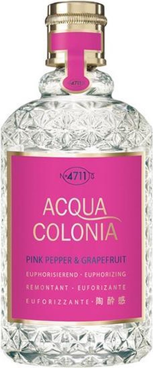 MULTIBUNDEL 5 stuks 4711 Acqua Colonia Pink Pepper And Grapefruit Eau De Cologne Spray 170ml