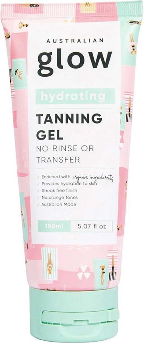 Australian Glow Self Tan Water Gel - Hydraterende Zelfbruiner - Tube 150ml