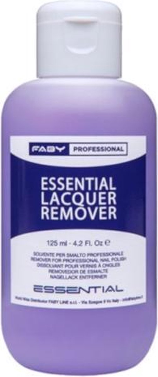 Faby Nagellakremover Essential Dames 125 Ml Vegan Transparant