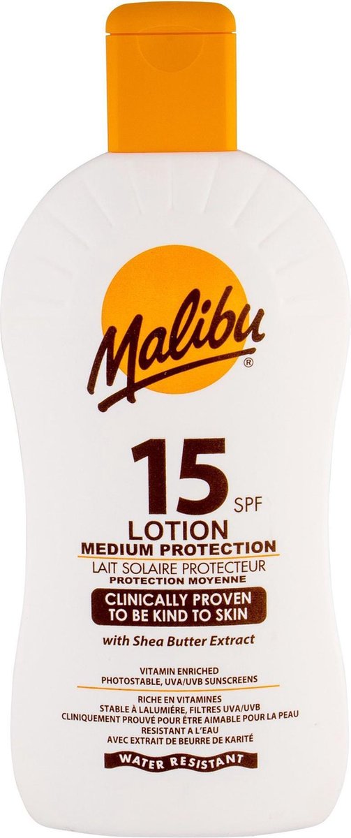 Malibu Lotion Spf15 400ml Sun Body Lotion