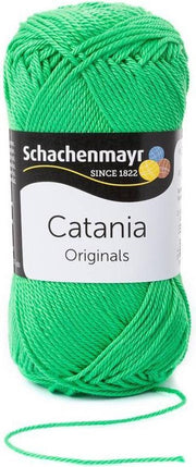Schachenmayr Catania limoen (389) PAK MET 10 BOLLEN a 50 GRAM. INCL. Gratis Digitale vinger haak en brei toerenteller