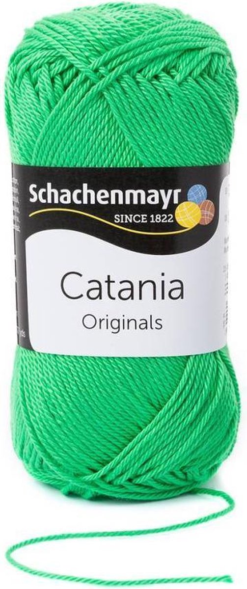Schachenmayr Catania limoen (389) PAK MET 10 BOLLEN a 50 GRAM. INCL. Gratis Digitale vinger haak en brei toerenteller
