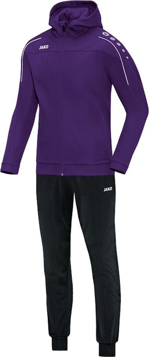 Jako - Hooded Tracksuit Classico Junior - Kinderen - maat 128