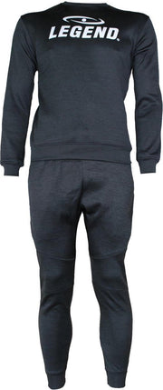 Joggingpak dames/heren met trui/sweater Zwart  10-11 jaar