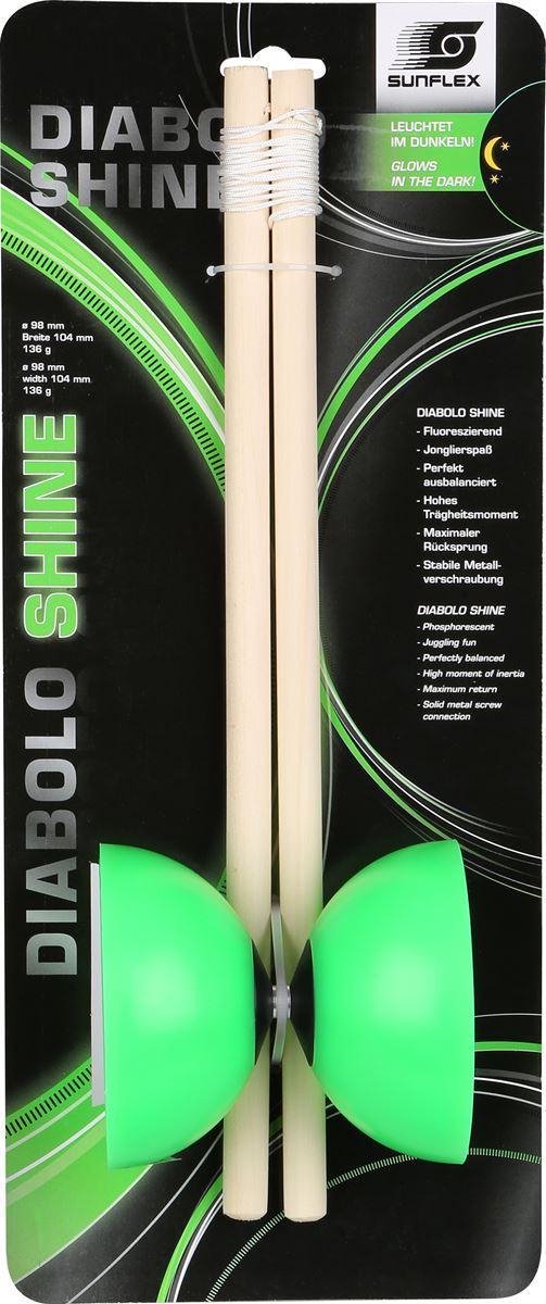 Diabolo Shine Glow in the Dark set + stokken