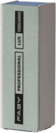 Faby Polijstvijl Lux Dames 1000/4000 Grit Vegan Wit/groen