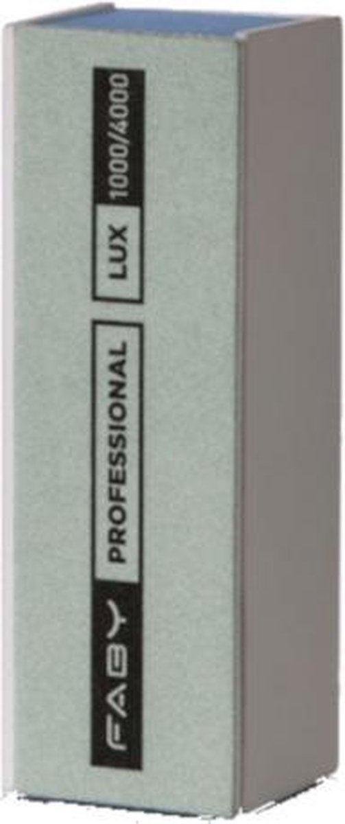 Faby Polijstvijl Lux Dames 1000/4000 Grit Vegan Wit/groen