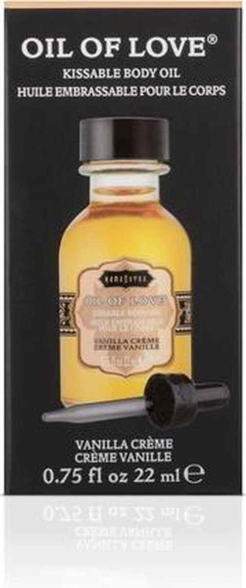 Vanilla Creme - Likbare olie - 22 ml - Geel - Drogist - Massage  - Drogisterij - Massage Olie