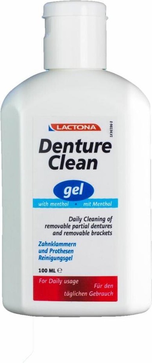 6x Lactona Denture Clean Gel 100 ml