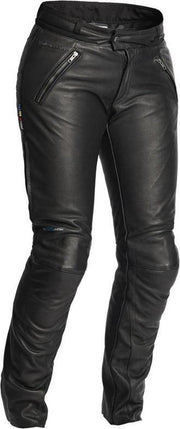 Halvarssons leren motorbroek C-pants Lady zwart 36