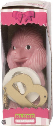 Blond Amsterdam In bad met Blond Badstop Poedel - Roze