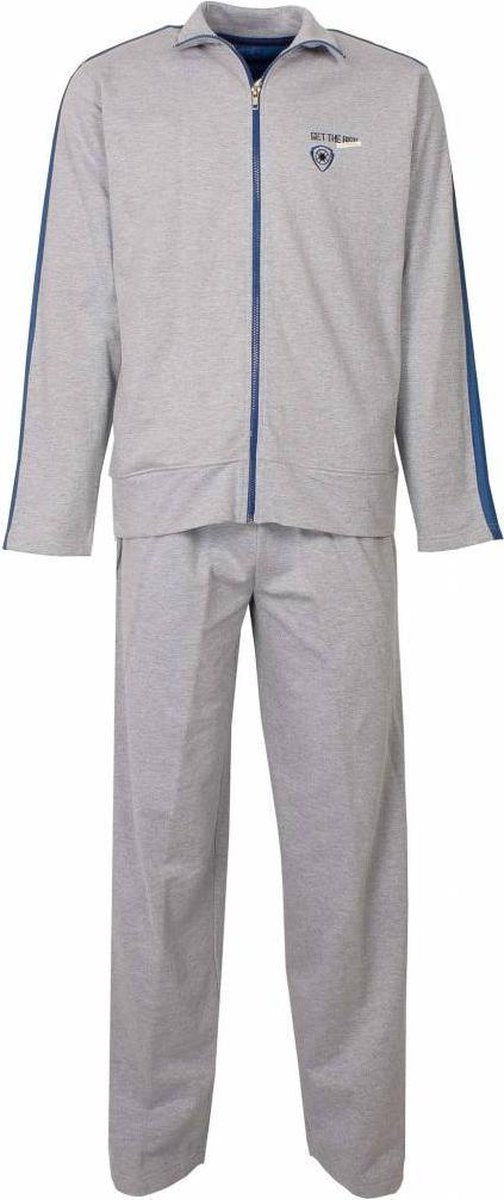 M.E.Q Sportief Heren Huispak Grijs HSH11805B Maten: L