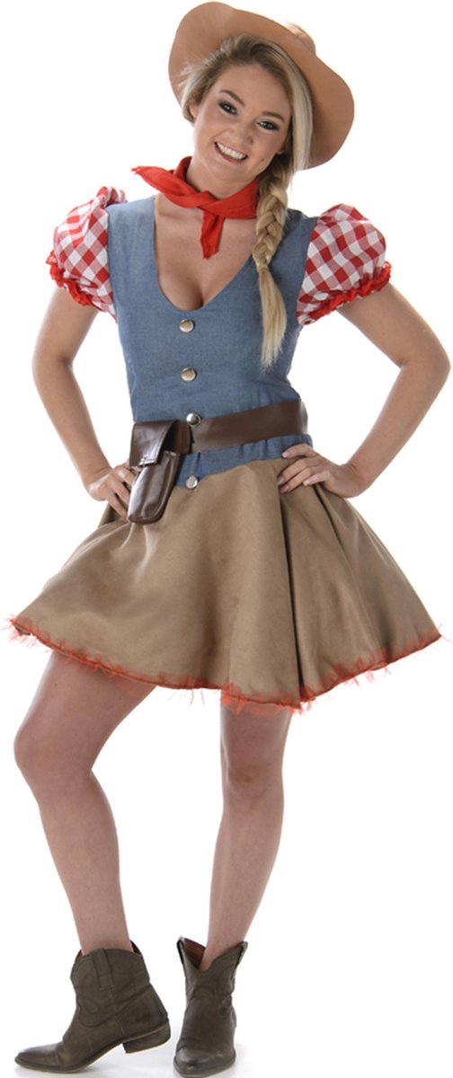 Karnival Costumes Verkleedkleding Kostuum Rodeo Girl voor vrouwen Zwart - M