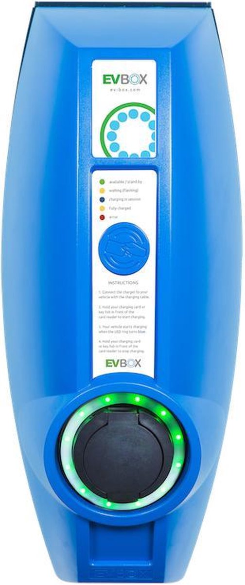 EVBox BusinessLine | Cover | Kleur Blauw | RAL 5017