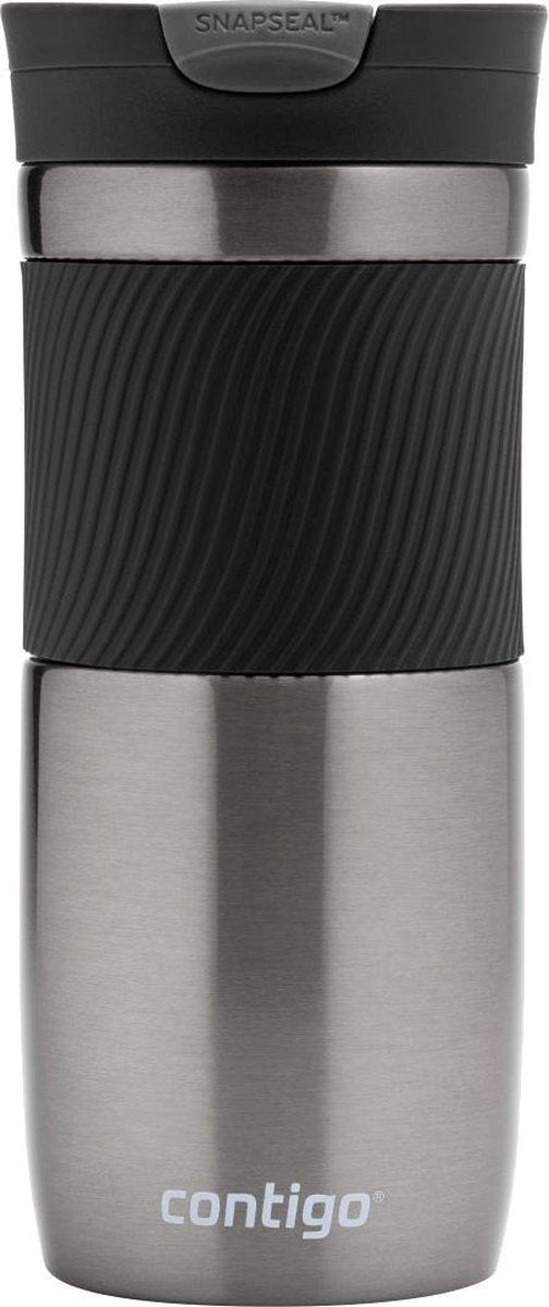 Contigo Drinkfles Byron 470 Ml Rvs Grijs/zwart