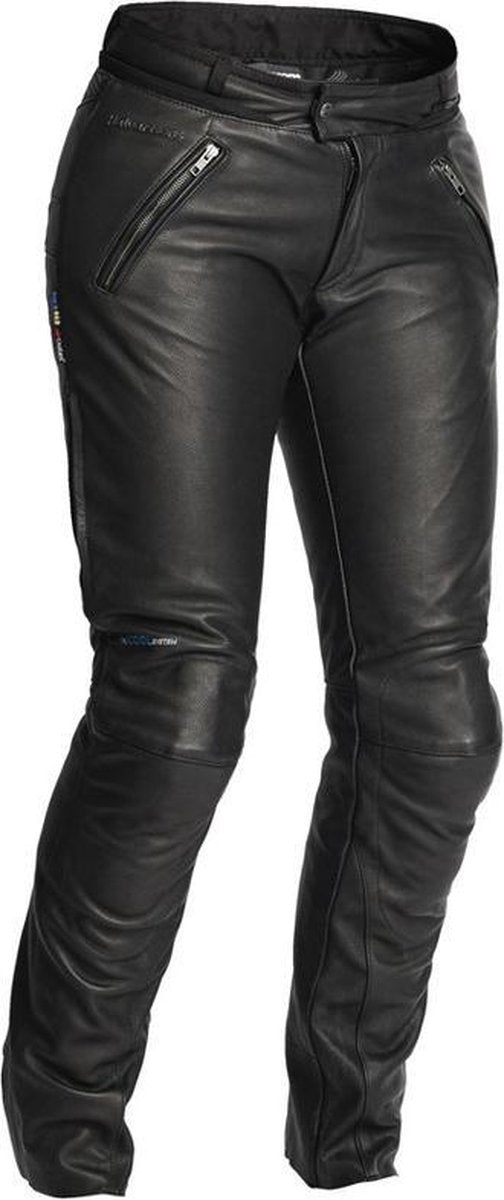 Halvarssons leren motorbroek C-pants Lady zwart 38