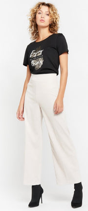 Fluwelen broek - Wit