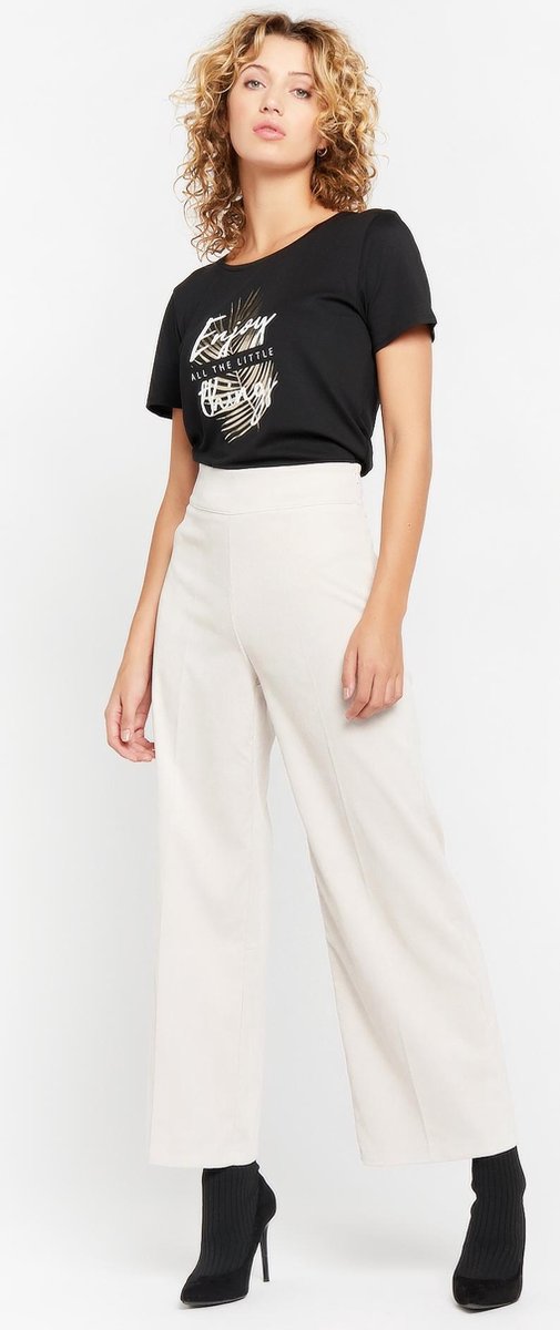 Fluwelen broek - Wit