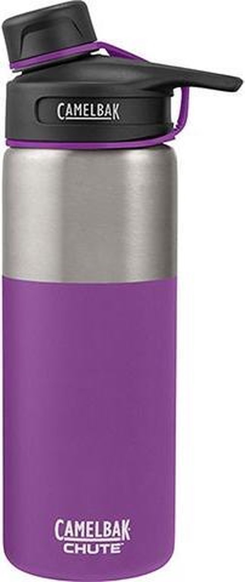 Camelbak Chute Stainless Insulated Drinkfles - 600 ML - Paars (Fig)