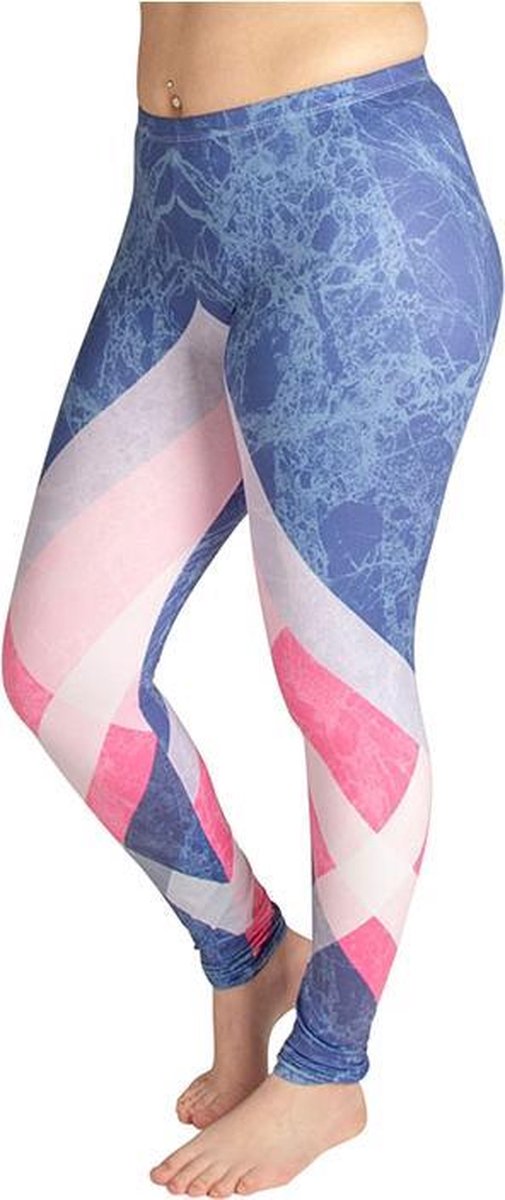 ZUMPREMA Geometric Marble Sport Legging