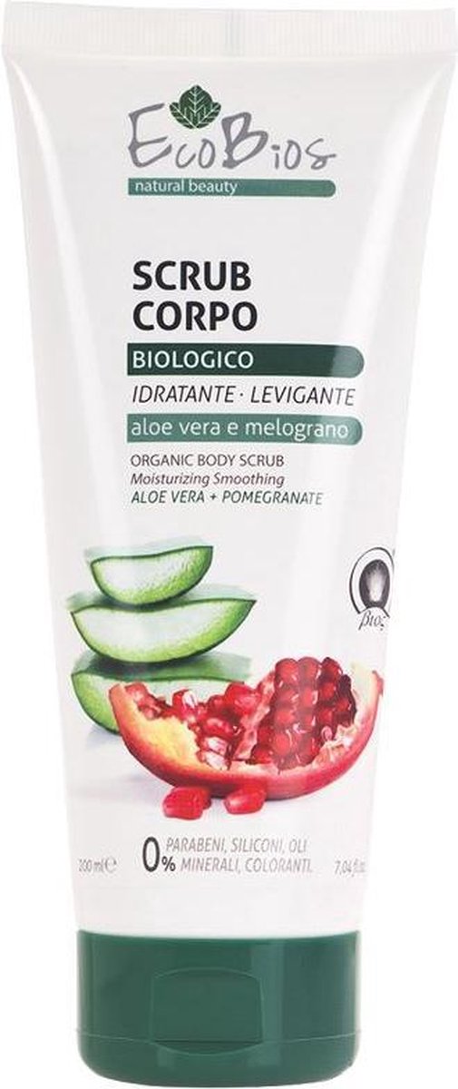 Organic Body scrub 200 ml. moisturizing - smoothing
