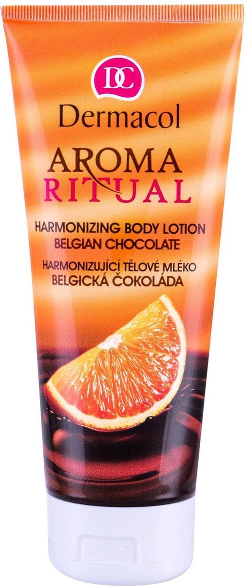 Dermacol - Aroma Ritual Harmonizing Body Lotion (Belgian chocolate with orange) Balancing Lotion - 200ml