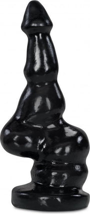 XXLTOYS - Plugart 2 - XXL Dildo - Inbrenglengte 26 X 8 cm - Black - Uniek Design Realistische Dildo – Stevige Dildo – voor Diehards only - Made in Europe