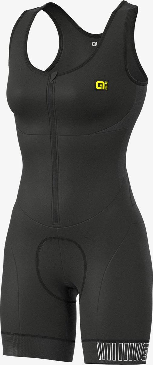 Ale Dames Skinsuit Zonder Mouwen Classico RL 2.0 Zwart - Zwart - XL - Valt klein