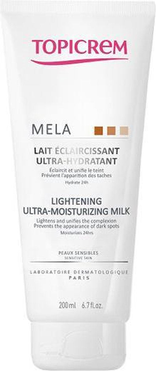 Topicrem Melk Body Care Mela Lightening Ultra-Moisturizing Milk
