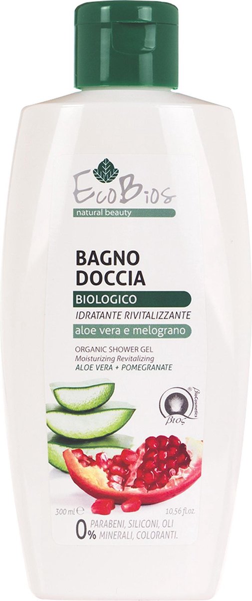 Natuurlijke biologische douchegel. Vegan/ Biologisch (300 ml)