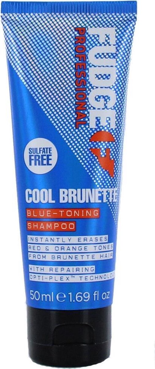 Fudge Cool Brunette Blue-Toning Shampoo - 50 ml
