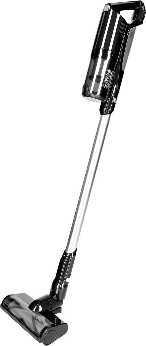 TurboTronic TT-C26 2-in-1 Draadloze steelstofzuiger met kruimelzuiger - Zwart