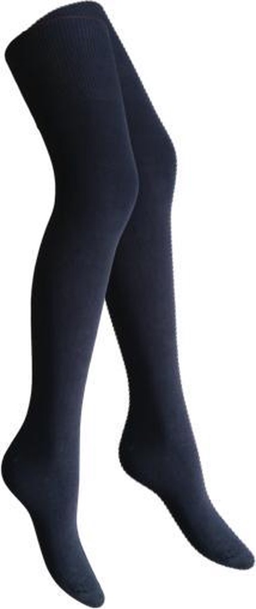 Overknee kousen - Dames - donkerblauw